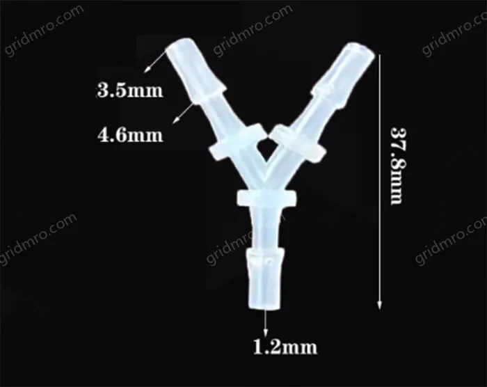 4.8mmY-shaped tee