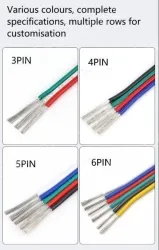 LED light connecting cable 26AWG*2 and (7/0.12TS)