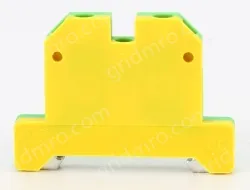 EK6 Yellow & Green Grounding Terminals Din Rail Terminals Grounding Terminals Universal Grounding Plastic Terminals
