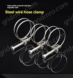 Double steel wire hose clamp 201 material 11-14*2 [wire diameter]