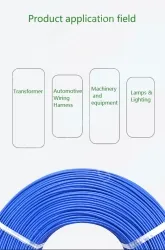Transformer lines 24AWG Red