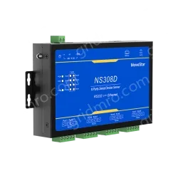 8 Ports RS232 Serial to 100M Ethernet Server