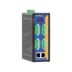 8 Ports RS232 to 2 Ports Ethernet Modbus Industrial Smart Gateway
