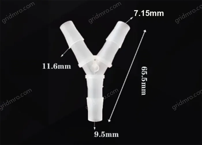 9.5mmY-shaped tee