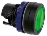 Red transparent button, plastic edge, can be equipped with lamp holder module
