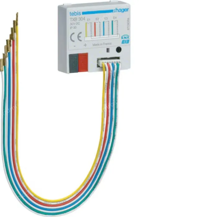Binary input 4 fold, flush mounted, KNX