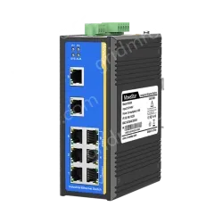 8 Ports 10/100M T(x) Din-Rail Managed Industrial Ethernet Switch