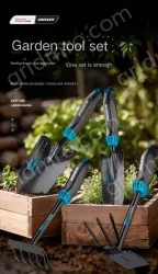Gardening three-pronged shovel
