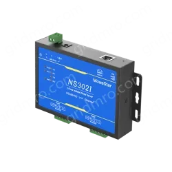 2 Ports RS485/422 Serial to 100M Ethernet Opto-isolated Server