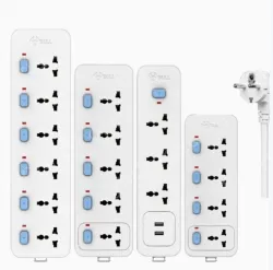 European standard split-control 3-position 2USB