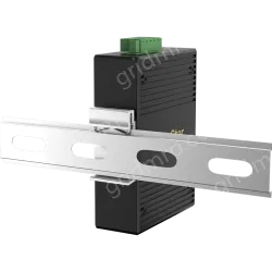 1 Port Gigabit SFP + 2 Ports Gigabit RJ45 Din Rail industrial media converter