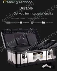 Flagship 20-inch stainless steel tool box