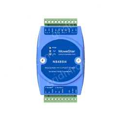 1 Port RS232/485 To 4 Ports RS485 Passive Isolated HUB