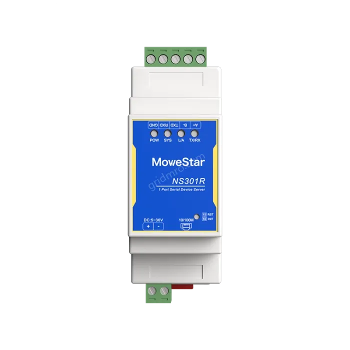 1 Port RS232/485 Serial to 100M Ethernet Server
