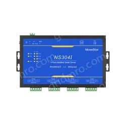 4 Ports RS485/422 Serial to 100M Ethernet Opto-isolated Server