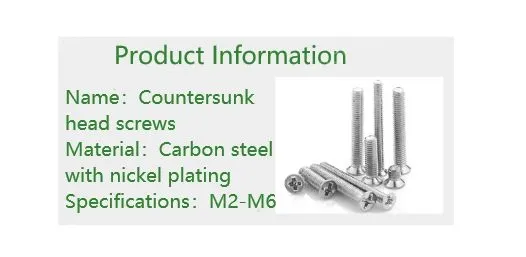 Electronic screws M1*8