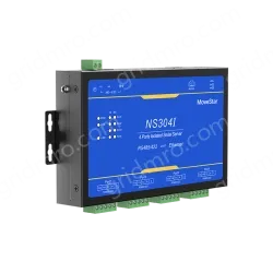 4 Ports RS485/422 Serial to 100M Ethernet Opto-isolated Server
