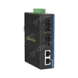 2 Ports 100M F(x) + 2 Ports 10/100M T(x) Din-Rail Unmanaged Industrial Ethernet Switch