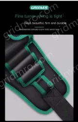 The waist bag can hold a mobile phone and a power drill, and the flip cover is thickened+the drill buckle