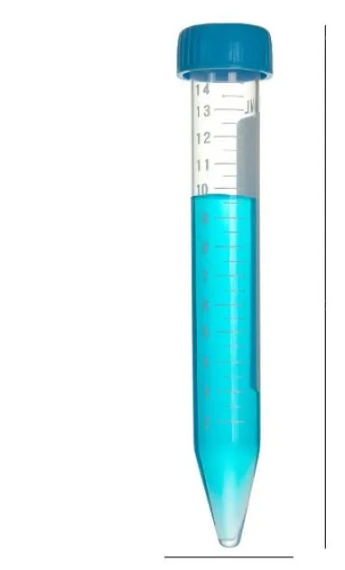 100 15 ml centrifuge tubes (screw tip bottom).