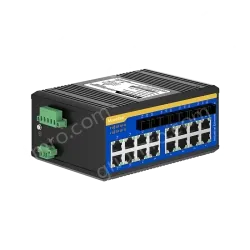 4 Ports 100M F(x) + 16 Ports 10/100M T(x) Din-Rail Unmanaged Industrial Ethernet Switch