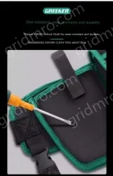 The belt bag can hold a mobile phone 1680D wear-resistant zipper