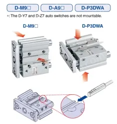 Compact Guide Cylinder MGP Series MGPM16-50Z