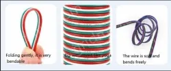 LED light connecting cable 16AWG*2 and （26/0.14TS)