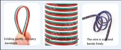 LED light connecting cable 26AWG*6 and (7/0.12TS)