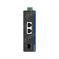 1 Port Gigabit SFP + 2 Ports Gigabit RJ45 Din Rail industrial media converter